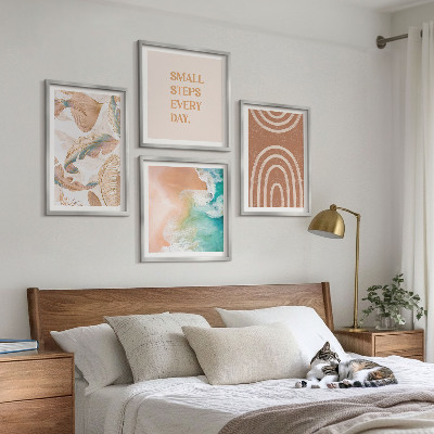 Keretezett poliptichon Finom bohém levelek betűkkel