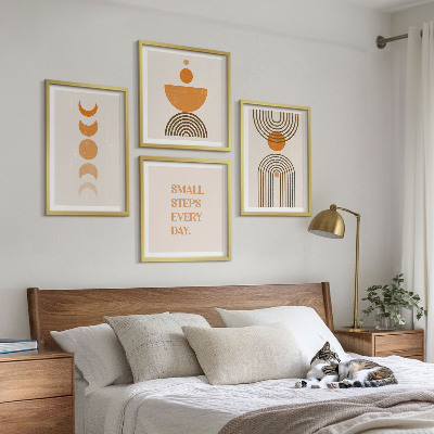 Dekorációs kép készlet nappaliba Minimalista bohém minták