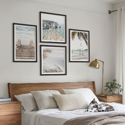 Keretezett poliptichon Tengerparti lépcső hinta