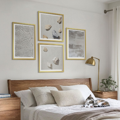 Dekorációs kép készlet nappaliba Modern minimalista textúrák