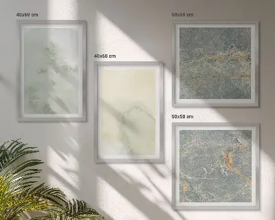 Pasztell akvarell vászonkép szett dekorációs kép nappaliba