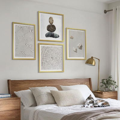 Dekorációs kép készlet nappaliba Homokkő modern festék