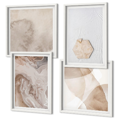 Dekorációs kép készlet nappaliba Design absztrakció természet inspiráció