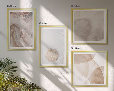 Dekorációs kép készlet nappaliba Design absztrakció természet inspiráció