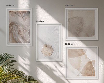 Dekorációs kép készlet nappaliba Design absztrakció természet inspiráció