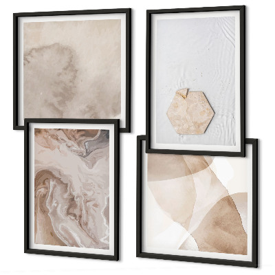 Dekorációs kép készlet nappaliba Design absztrakció természet inspiráció