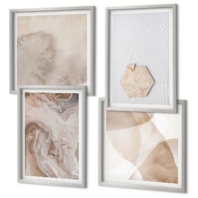 Dekorációs kép készlet nappaliba Design absztrakció természet inspiráció