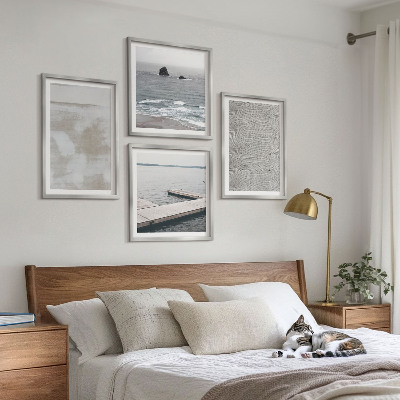 Keretezett poliptichon Absztrakt design modern textúrák