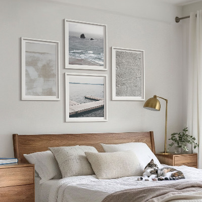 Keretezett poliptichon Absztrakt design modern textúrák