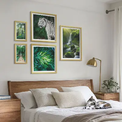 Trópusi természeti tájak prémium keretezett képválogatás