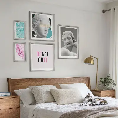 Képkészlet nappaliba stílusos klasszikus modern dekoráció