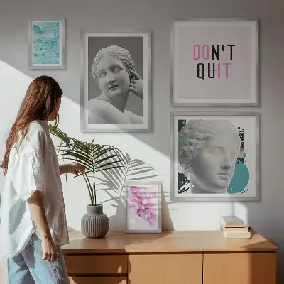 Képkészlet nappaliba stílusos klasszikus modern dekoráció