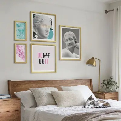 Képkészlet nappaliba stílusos klasszikus modern dekoráció