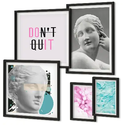 Képkészlet nappaliba stílusos klasszikus modern dekoráció