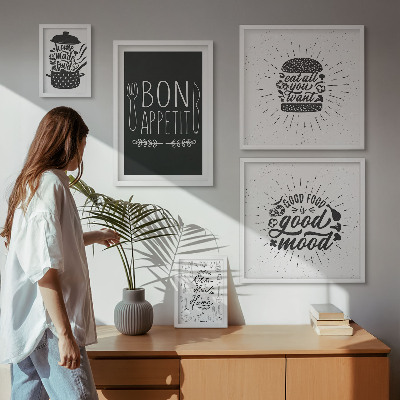 Dekorációs kép készlet nappaliba Konyhai inspirációk a főzéshez