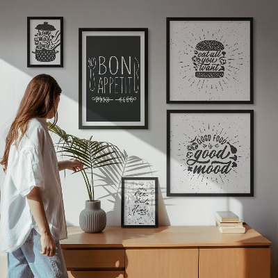 Dekorációs kép készlet nappaliba Konyhai inspirációk a főzéshez