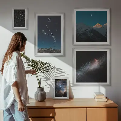 Galaxisok kozmikus képei prémium keretezett kép válogatás