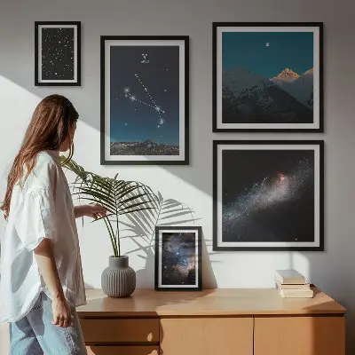 Galaxisok kozmikus képei prémium keretezett kép válogatás
