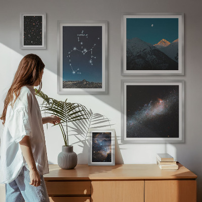 Képkészlet nappaliba A galaxis kozmikus tájképei