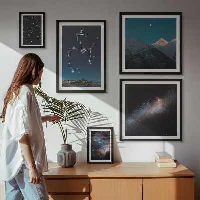Képkészlet nappaliba A galaxis kozmikus tájképei