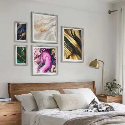 Absztrakt modern minták prémium keretezett képek válogatása