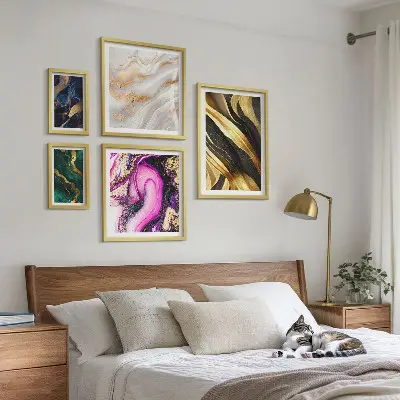 Absztrakt modern minták prémium keretezett képek válogatása