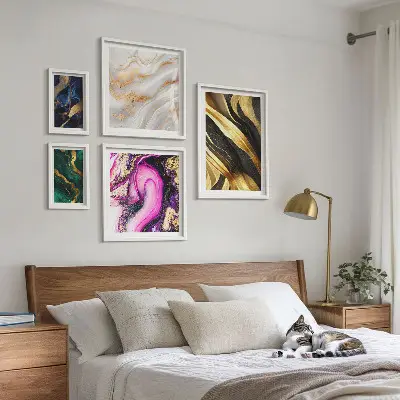 Absztrakt modern minták prémium keretezett képek válogatása
