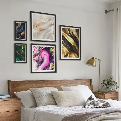 Absztrakt modern minták prémium keretezett képek válogatása