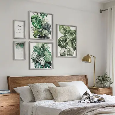 Modern növényi inspirációk prémium keretezett képek válogatása