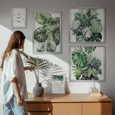 Modern növényi inspirációk prémium keretezett képek válogatása