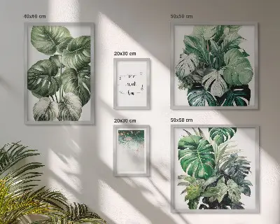 Modern növényi inspirációk prémium keretezett képek válogatása