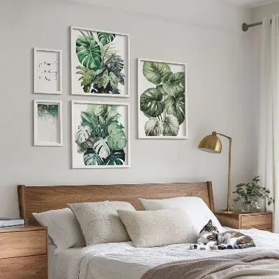 Modern növényi inspirációk prémium keretezett képek válogatása