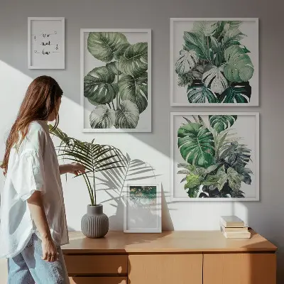 Modern növényi inspirációk prémium keretezett képek válogatása