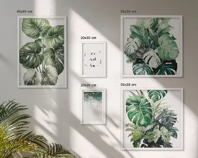 Modern növényi inspirációk prémium keretezett képek válogatása