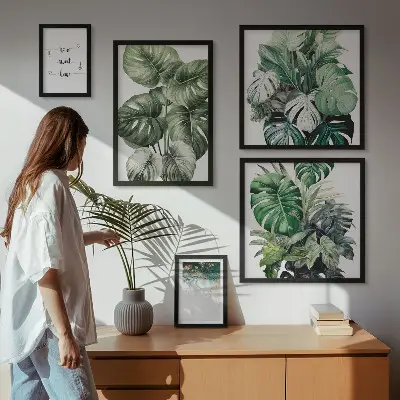 Modern növényi inspirációk prémium keretezett képek válogatása