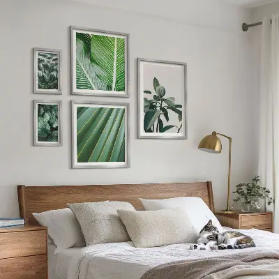 Trópusi növényi inspirációk prémium keretezett képválogatás