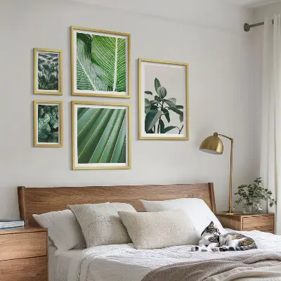 Trópusi növényi inspirációk prémium keretezett képválogatás