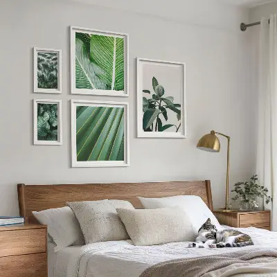 Trópusi növényi inspirációk prémium keretezett képválogatás