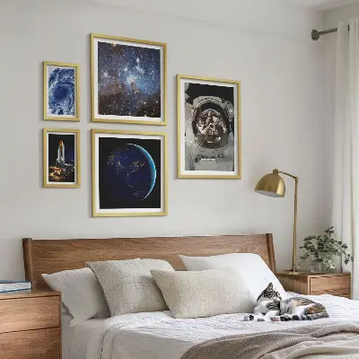 Az űrhajósok űrbeli felfedezései prémium keretezett kép válogatás