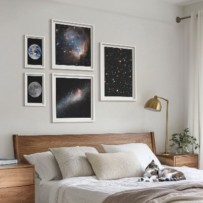 Dekorációs kép készlet nappaliba A galaxis kozmikus tájképei