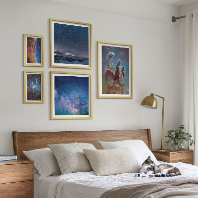 Képkészlet nappaliba Galaxisok kozmikus tájképei