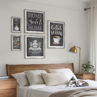 Dekorációs kép készlet nappaliba Rusztikus kávé inspirációk