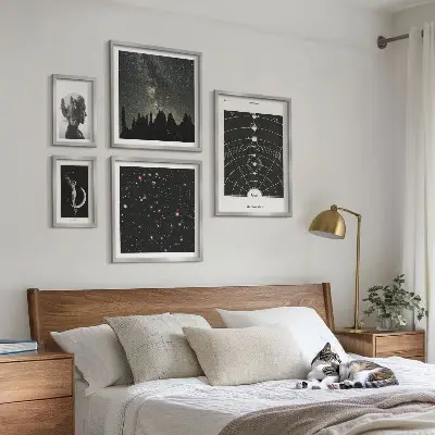 Prémium keretezett falikép a galaxis kozmikus inspirációi válogatás