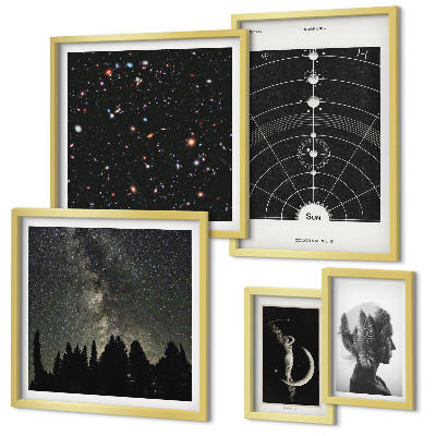 Prémium keretezett kép válogatás A galaxis kozmikus inspirációi