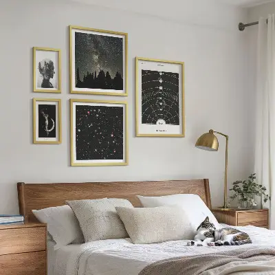 Prémium keretezett falikép a galaxis kozmikus inspirációi válogatás