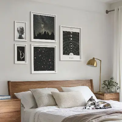 Prémium keretezett falikép a galaxis kozmikus inspirációi válogatás