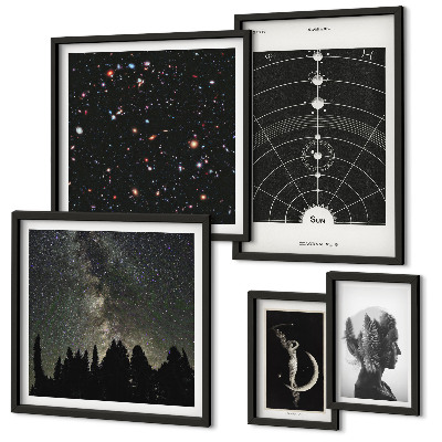 Prémium keretezett kép válogatás A galaxis kozmikus inspirációi