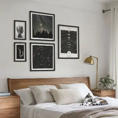 Prémium keretezett falikép a galaxis kozmikus inspirációi válogatás