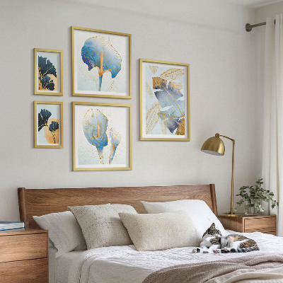 Dekorációs kép készlet nappaliba Modern növényi motívumok
