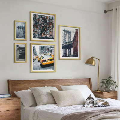 Dekorációs kép készlet nappaliba New York lenyűgöző panorámája